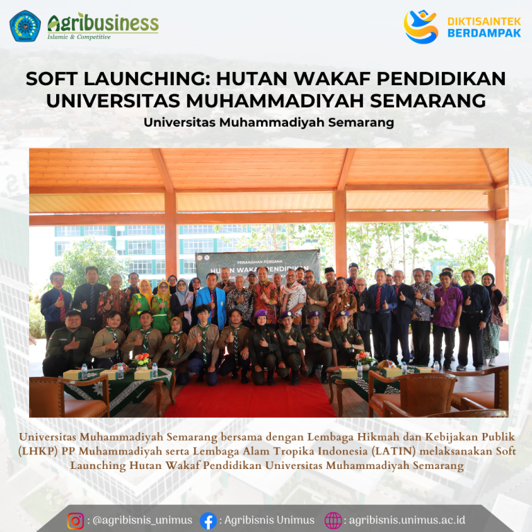 Unimus Gelar Soft Launching Hutan Wakaf Pendidikan: Wujud Integrasi Nilai Islam dan Konservasi Lingkungan