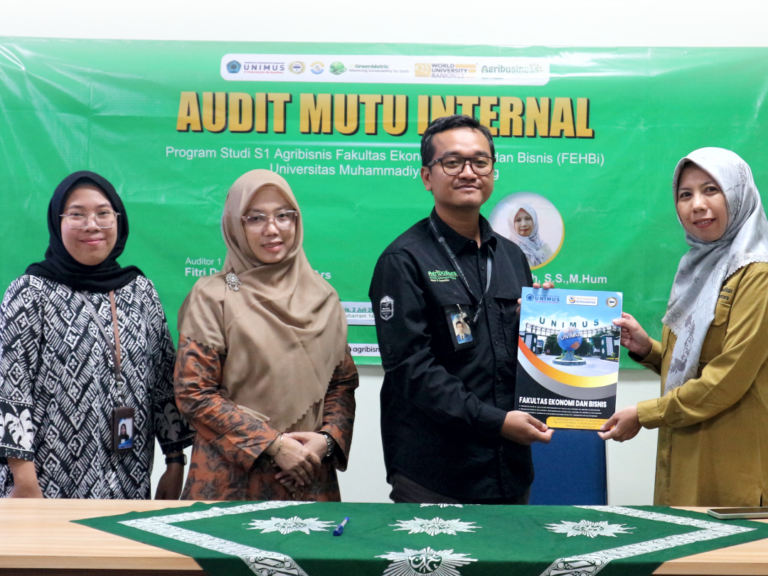 Prodi S1 Agribisnis FEHBi Unimus Laksanakan Audit Mutu Internal (AMI) sebagai Upaya Penguatan Budaya Mutu dan Peningkatan Kualitas Akademik